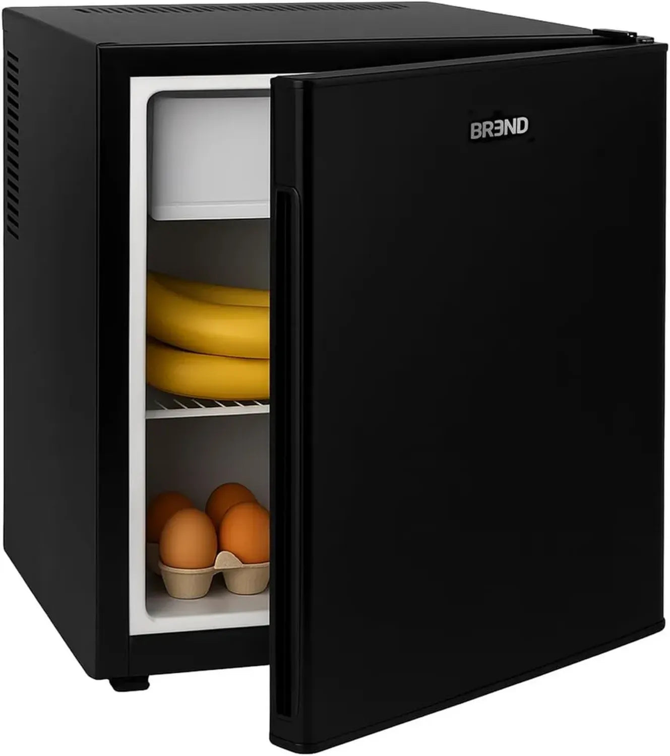 Réfrigérateur Mini BREND BR-2241 avec Congélateur, 47L Total, Éclairage LED, Noir, Compact pour Bureau et Camping