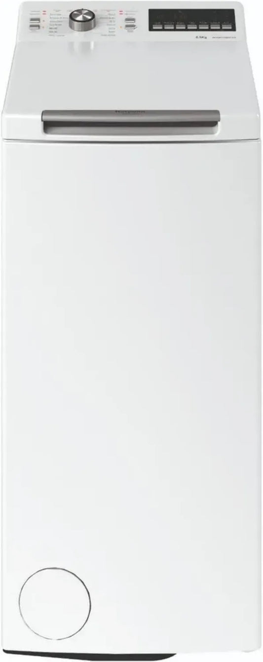 Hotpoint Lave-linge Top 6,5 kg - Chargement Supérieur, 1200 tr/min, Moteur à Induction, Ouverture Douce, Départ Différé, Classe Énergétique A, Blanc