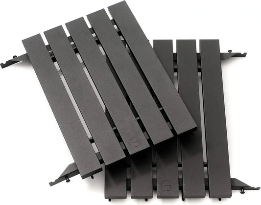 Tablettes Latérales en Aluminium pour Kamado Joe, Noires, Design Classique