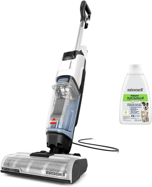 Bissell CrossWave Edge - Nettoyeur Multi-Surface avec Auto-Nettoyage, Aspirateur Laveur pour Sols Durs et Tapis, Câble 7,5m