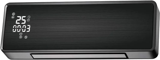 Radiateur Céramique Intelligent avec Wi-Fi et Façade Verre Noir