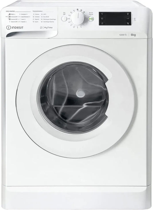 Machine à laver Indesit 6 kg, My Time, 1200 tours/min, MTWSE 61251 W